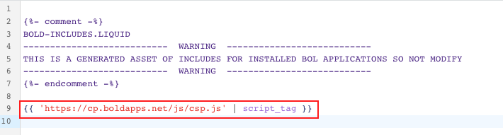 Copy and paste the code