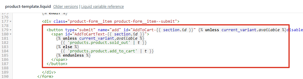 Find the add to cart button