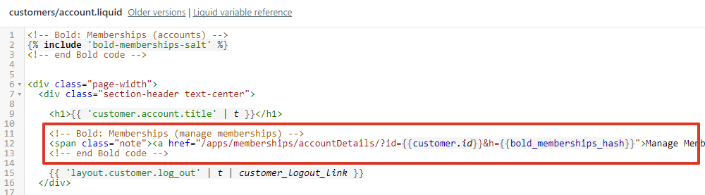 Copy and paste this code