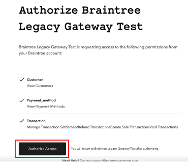 Authorize access