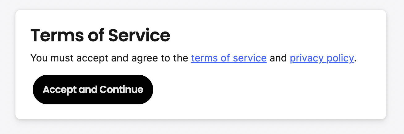 Terms of Service