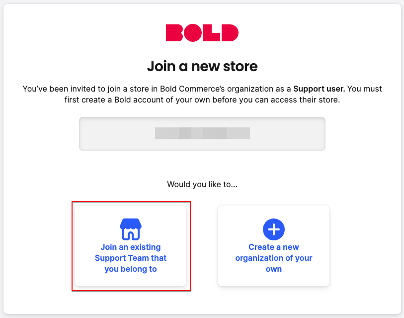 Join existing support team
