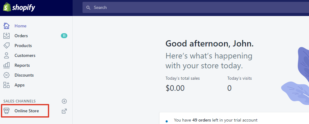 select online store