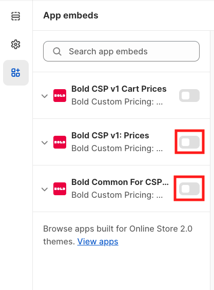Enable Bold Common For CSP v1/v2 and Bold CSP v1: Prices
