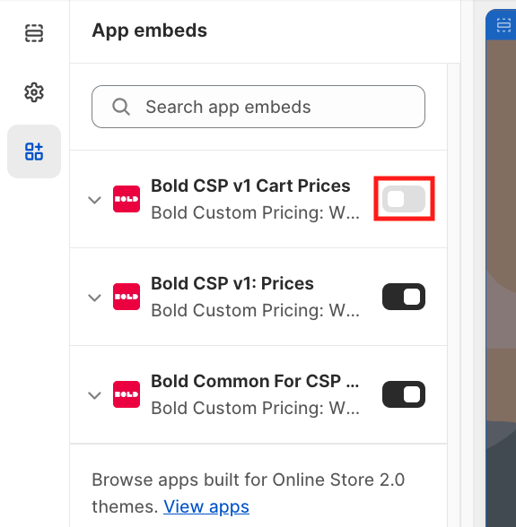 Enable Bold CSP v1 Cart Prices