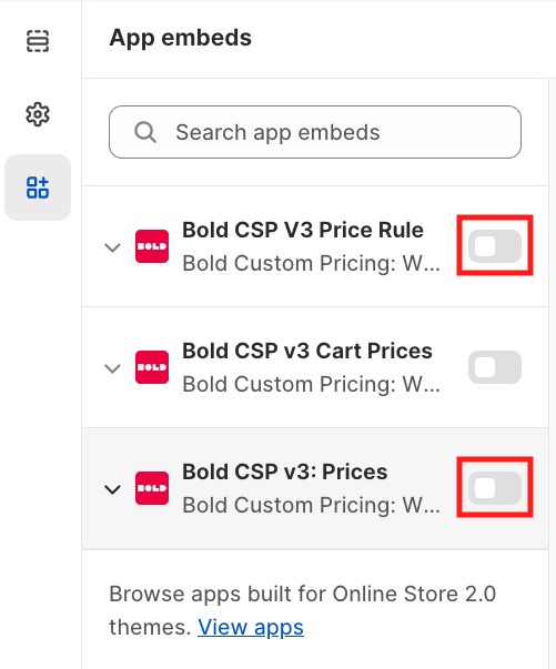 Enable Bold CSP V3 Price Rule and Bold CSP v3: Prices
