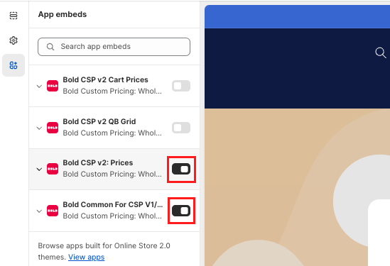 Bold Common and CSP v2 Prices