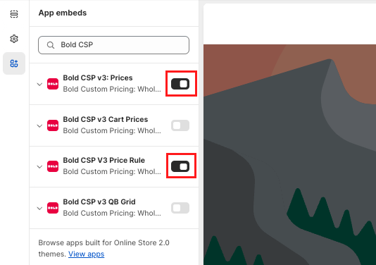 Bold CSP V3 embeds
