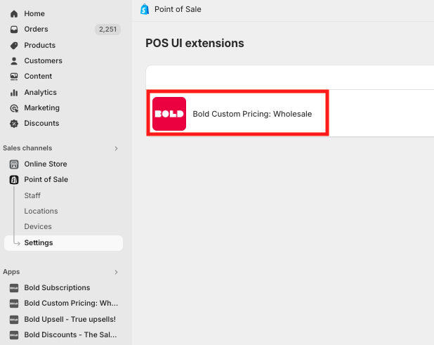 Click Bold Custom Pricing: Wholesale