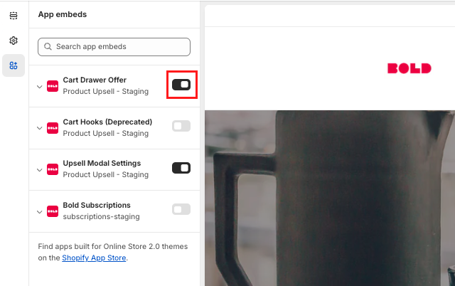 Cart Drawer Offer app embed