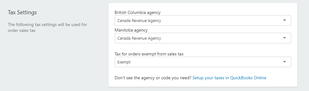 Set up QuickBooks Sync Settings – Bold Commerce Help Center