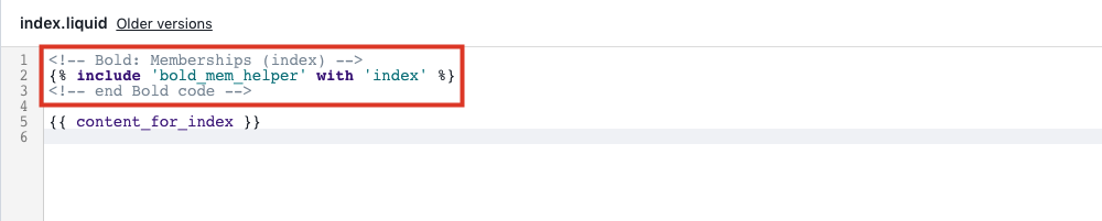 Paste the Code