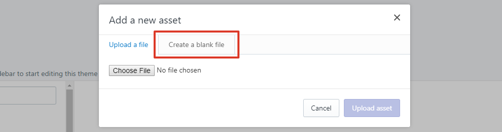 create blank file