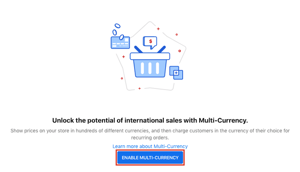 Select Enable Multi-Currency