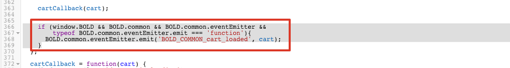 Paste the code at the end of the function