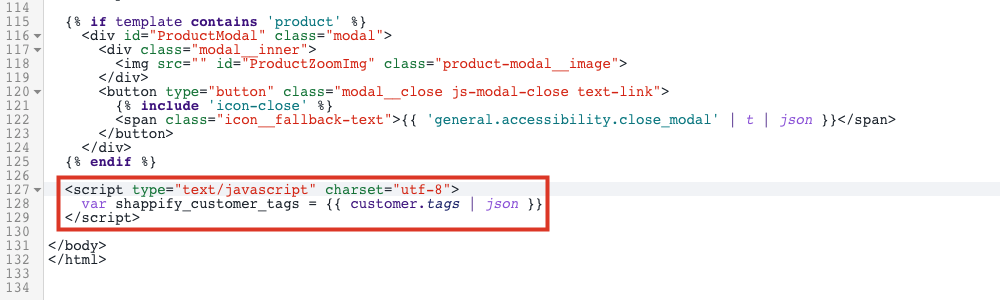 copy and paste the code