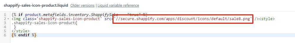 Copy and paste file URL for product image