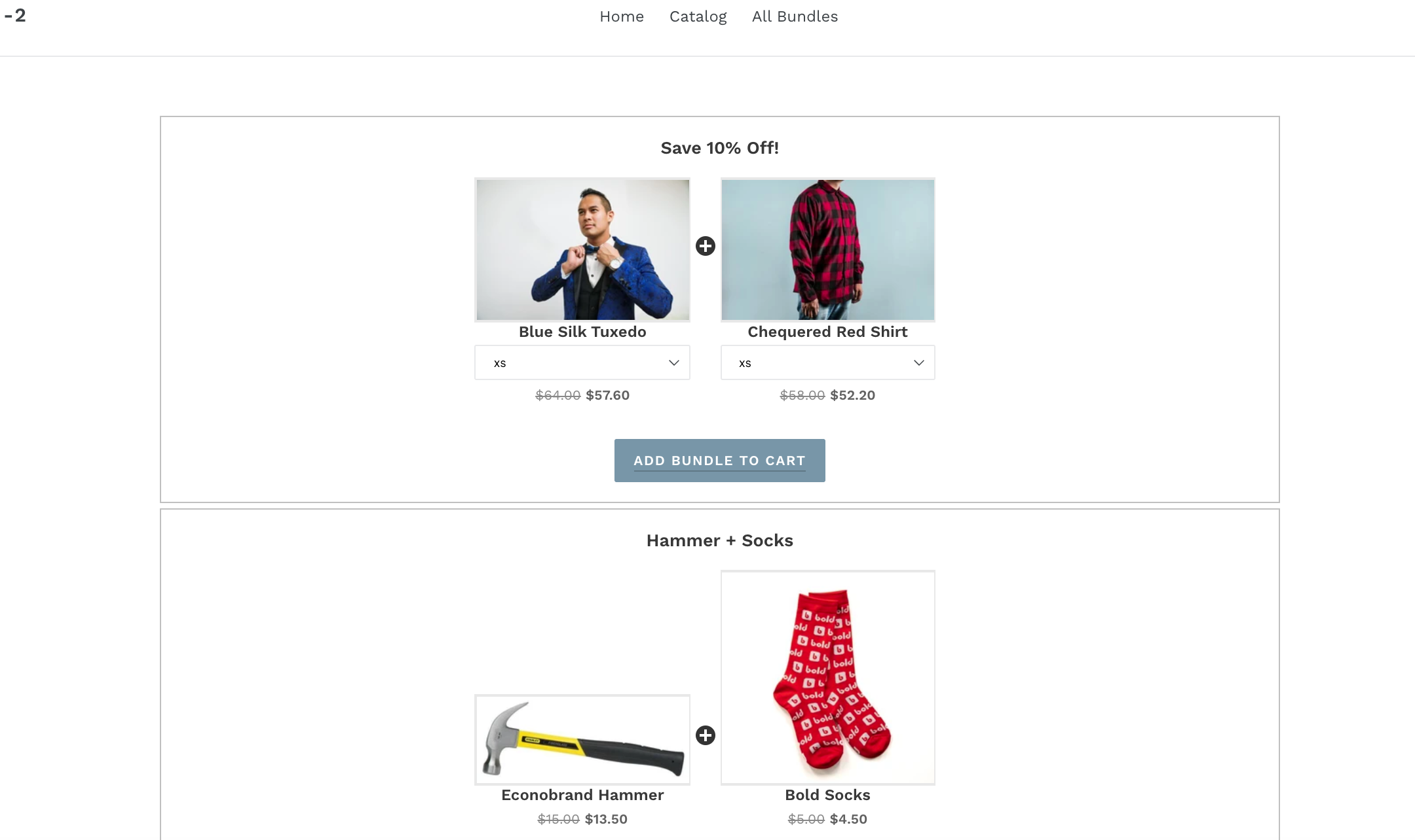 Bundle Collection Exmaple