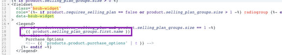 Purchase Options Text