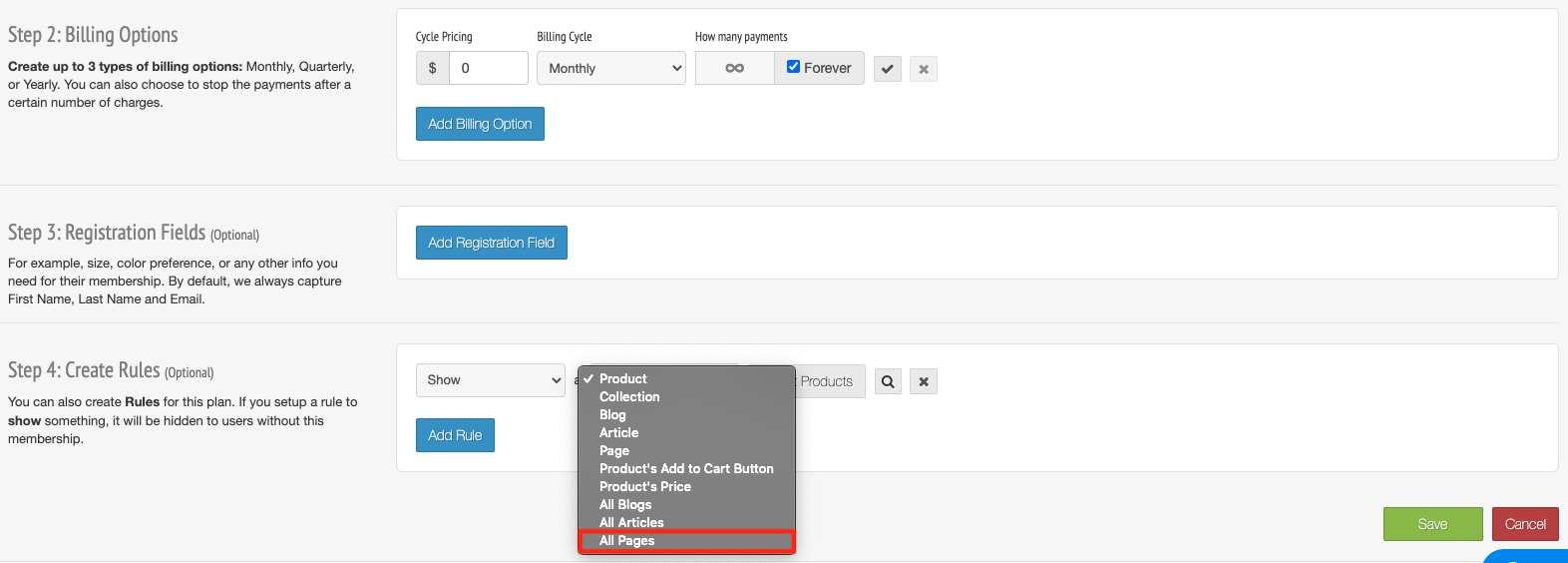 Select All Pages