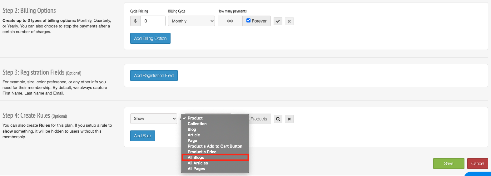 Select All Blogs