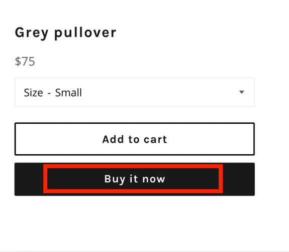 Dynamic Buy Now Button