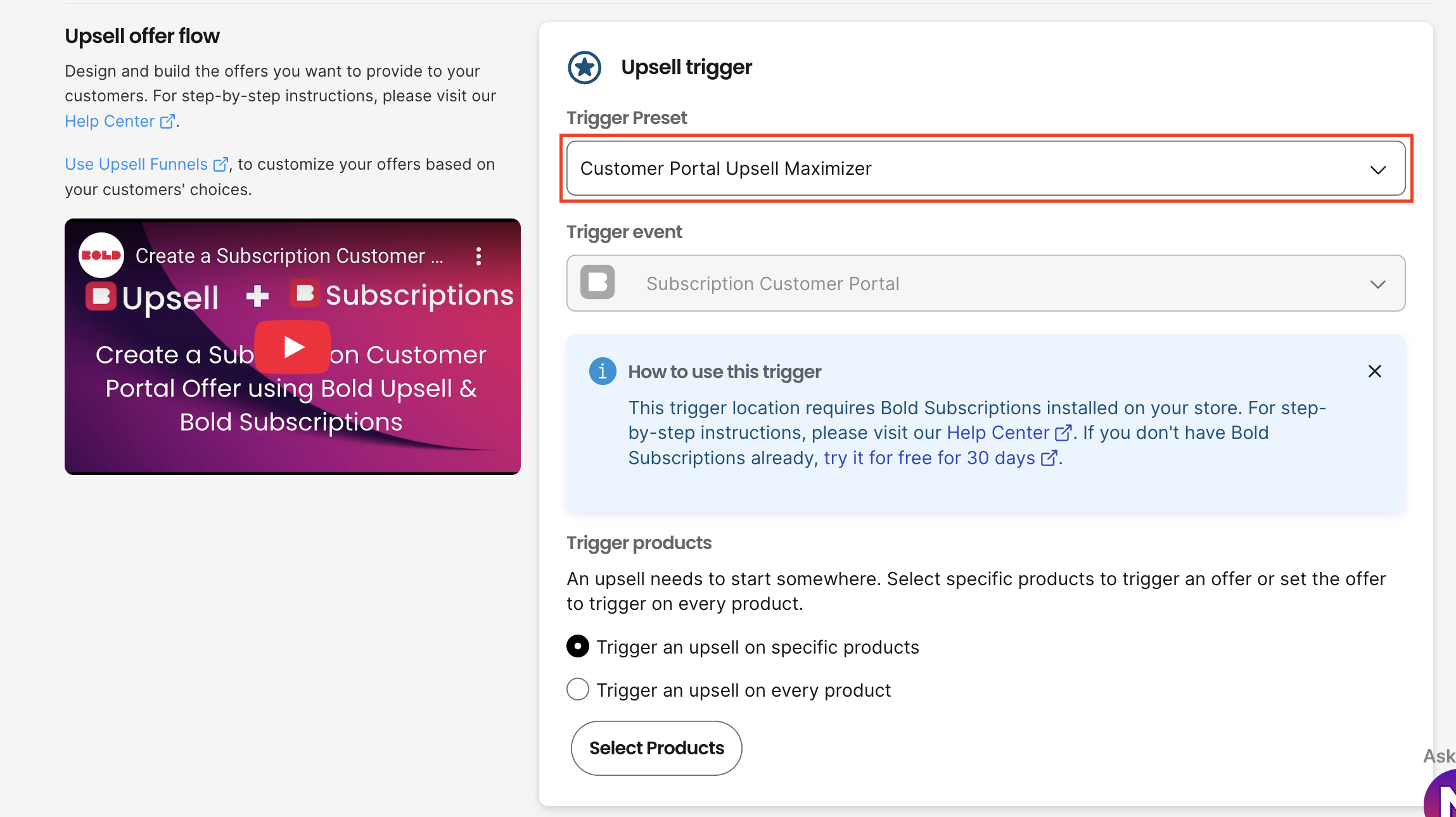 Customer Portal Upsell Maximizer™