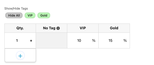 Setting up customer-specific pricing