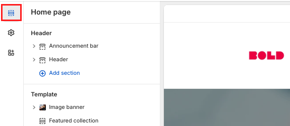 Sections icon