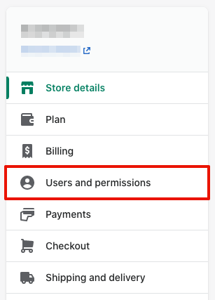Users and permissions